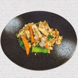 K21.ผัดซีอิ้วไก่