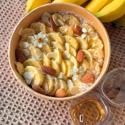 Overnight oats Banana Healthy