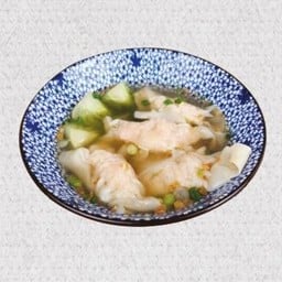 025.เกี๊ยวกุ้งน้ำ ( 4ชิ้น )