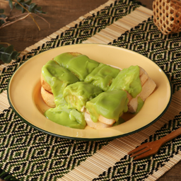 ขนมปังปิ้งสังขยาเตยหอม - Toast With Thai Custard