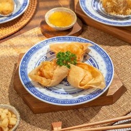 H2.เกี๊ยวกุหลาบทอด ( 3 ชิ้น )