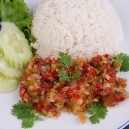 ข้าวปลากระพงสามรส