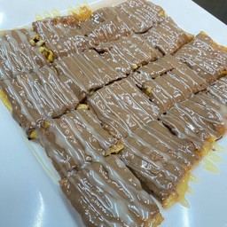 โรตีข้าวโพด+นูเทลล่า