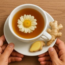 น้ำขิงเก๊กฮวย