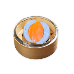 A6.ซาลาเปาไส้ไข่เค็มลาวา ( 1ลูก )