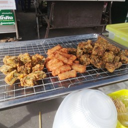 กุยช่ายทอด,กุยช่ายทอดผสมข้าวโพด,เผือกทอด