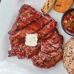 สเต๊กหมูสันคอ