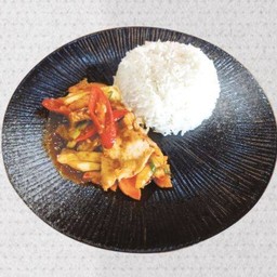 K59.ข้าวพริกเผาหมู