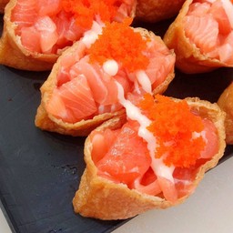 ฟองเต้าหู้แซลมอน