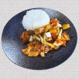 K54.ข้าวผัดพริกเปรี้ยวหวานไก่