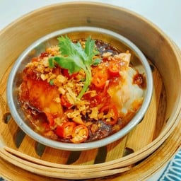 E4.กุ้งแซลมอลเสฉวน ( 1ชิ้น )