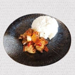 K63.ข้าวพริกเผาหมูกรอบ