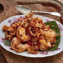 กุ้งผัดพริกเกลือ