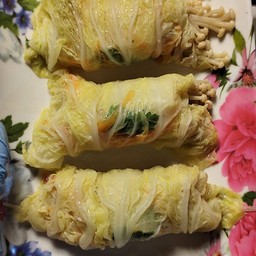 กุ้ง+เห็ดเข็มทอง