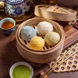 A24. ซาลาเปาสายรุ้งสังขยา ( 4 ลูก )