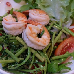 ยำกะเฉดกุ้ง