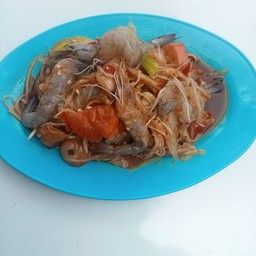 ส้มตำปลาร้ากุ้งสด