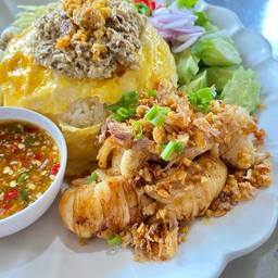 ดูโอ้ปูแกะ+กั้งกระดานทอดกระเทียม