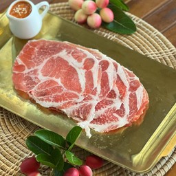 หมูสันคอสไลด์ L