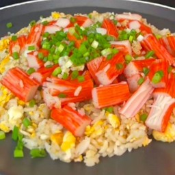 ข้าวผัดปูอัด