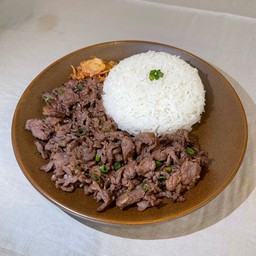 Beef Stirfry Burn Fire(ข้าวหน้าเนื้อลนไฟ)