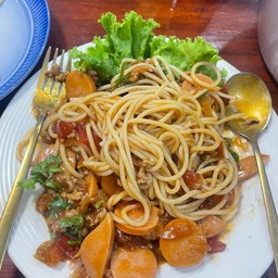 สปาเก็ตตีิ้ซอสมะเขือเทศ