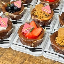 ชีสเค้กหน้าไหม้สตอเบอร์รี่