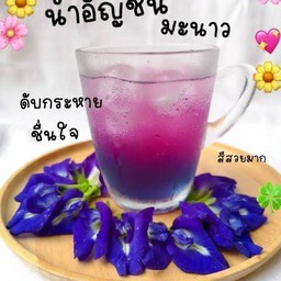 น้ำอัญชันมะนาว