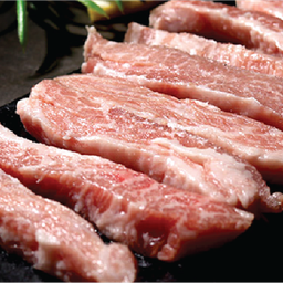 เนื้อหมูส่วนคอ (ทางร้านย่างให้)