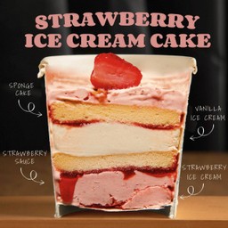 Strawberry Shortcake Sundae(500ml) (20g Protein)