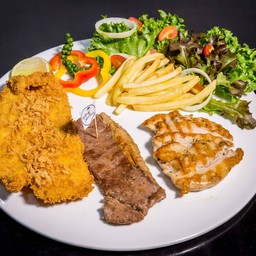 ไก,ปลาดอลลี่ทอด,โคขุน