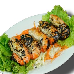 กุ้งแม่น้ำเผา