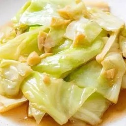 กะหล่ำปลีผัดน้ำปลา(กับข้าว)