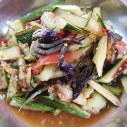 ตำแตงปู (ไม่ปลาร้า)