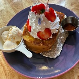 Toast Whipping Strawberry