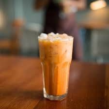 Thai tea ice