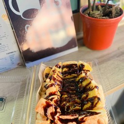 ปังปิ้งเนยนมช็อกโกแลต (2แผ่น)