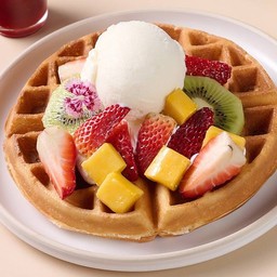 Mixed Fruit Waffle