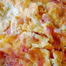 ข้าวไข่เจียวแหนม ไข่2ฟอง