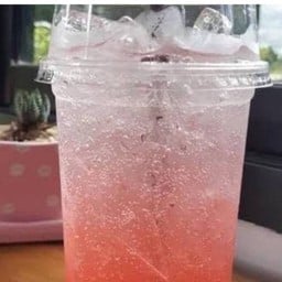 น้ำสตอเบอรี่+โซดา