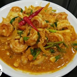 ข้าว+ผัดไข่เค็มรวมมิตร