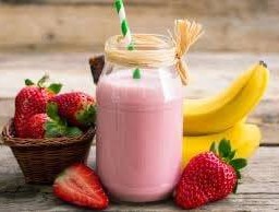 Strawberry Banana MilkShake