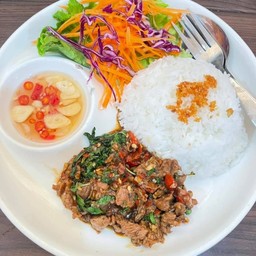 ผัดกะเพราเนื้อ