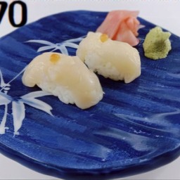 (670) ซูชิหอยเชลล์ Hotate (Scallops) Nigiri