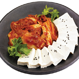 เต้าหู้กับผัดกิมจิ