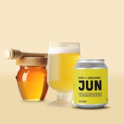 คอมบูชา ชาเขียวออร์แกนิคหมักน้ำผึ้งชนิดมีฟอง