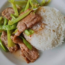 ข้าวผัดพริกอ่อนหมู