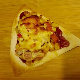 หน้าปูอัดไส้กรอกไก่