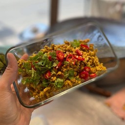 โรตีมะตะบะไก่ไส้เค็ม