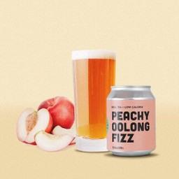 ชาอู่หลงพีชชนิดมีฟอง